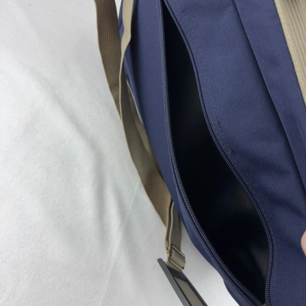 ING North West Expandable‎ Laptop Messenger Bag Blue Shoulder Briefcase